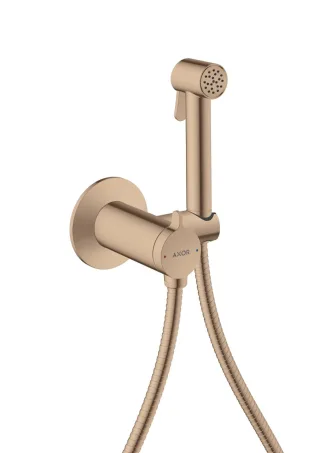 Hansgrohe Bidette Handbr. Axor Bidette Showers f.Mischwasser rund m.Schlauch 1250mm polished red go 29242300