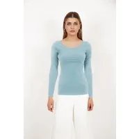 Vivienne Fashion Langarmshirt Hochwertiges Damen Modal Langarmshirt Joe