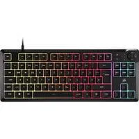 K55 CORE TKL, Gaming-Tastatur schwarz, DE-Layout, Rubberdome