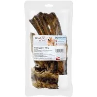 Wild & Fein Hirschrippen, 150 g, leckere Spareibs für Hunde, Snack für: Hund