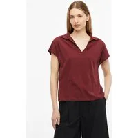 s.Oliver Kurzarmshirt Polo-Shirt T-Shirt mit Polokragen und überschnittenen Schultern