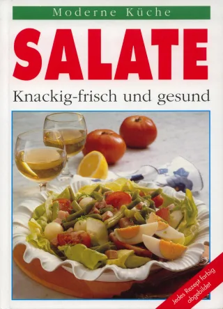 Moderne Küche. Salate. Knackig-frisch und gesund