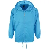 FRIESEN Friesennerz Regenjacke Unisex Windbreaker "Moin von 8ern!" - Leichte Windjacke Fahrradjacke Jacke verstaubar in Seitentasche mit doppeltem Zip und Hüftgürtel