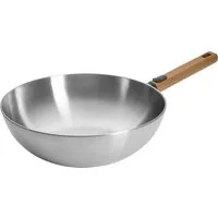 WOLL Wok Logic Steel, Edelstahl 18/10 (1-tlg), 5-Schicht-Aufbau