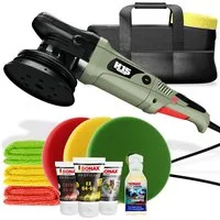 autopflege Exzenter Poliermaschine H15 Poliermaschinen Sets, Inkl. Mikrofasertücher und Polierpads