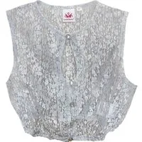 Spieth & Wensky Dirndlbluse Fjord- Dirndlbuse Dirndlbluse Fjord Kurzarm -Bluse aus Spitze