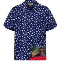 King Kameha Hawaiihemd Tom Selleck Original Hawaii-Hemd Herren Kurzarm Front-Tasche Stylish