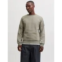 Jack & Jones Sweatshirt JJCLEVELAND SWEAT CREW NECK Materialmix, regular fit