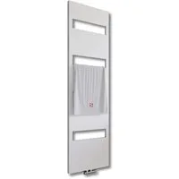 Schulte Badheizkörper Turin Design-Heizkörper, 170x50 cm, Mittel- und Seitenanschluss, Weiß, 515 Watt, Handtuchwärmer