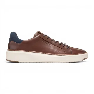 Cole Haan Herren GrandPro Luxe Mile Trainer Braune Lederschuhe - C45103