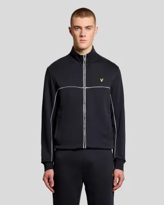 Gestreifter Vollzip-Tracktop