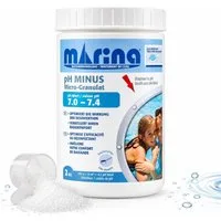 Marina Poolpflege pH Minus Granulat, (2kg), chlorfrei, für Pool/Spa und Schwimmbecken