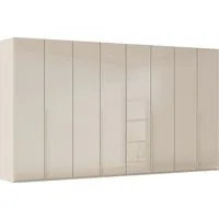 rauch Drehtürenschrank Kleiderschrank Schrank Garderobe Wäscheschrank BESTSELLER MONTCLAR (3 Ausstattungen BASIC/CLASSIC/PREMIUM (SOFT-CLOSE), Breiten 201-400 cm) Front in Glas/Hochglanz/Dekor/Grauspiegel in 5 Breiten MADE IN GERMANY