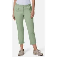 GOLDNER 7/8-Caprijeans Baumwollhose mit Formbund Jerseyhose mit Taschen, Zierreißverschlüssen und 7/8-Länge