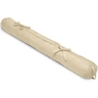 Beautissu Zugluftstopper Viento Zugluftstopper 100cm, 100x10cm, Creme, Türluftstopper Haustür Kältestopper für Türen & Fenster