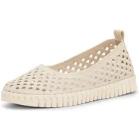 Ilse Jacobsen TULIP3479 Ballerina Tulip-Ballerina, gestickt, flexibel, recycelt, klebstofffrei, bequem
