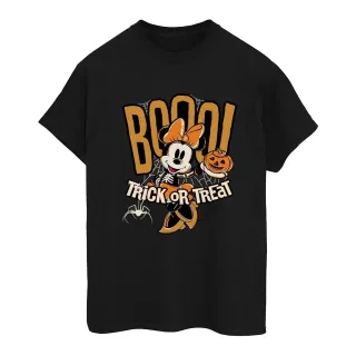 Disney - "Boo Trick Or Treat" T-Shirt für Damen (Schwarz)