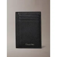 Calvin Klein Kartenetui FOIL EMBOSS NS ZIP CARD CASE, Unisex Minigeldbeutel, Portemonnaie mit CK-Schriftzug