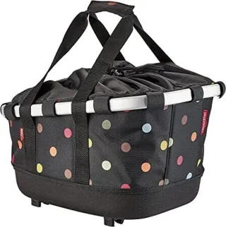 Klickfix Reisenthel Bikebasket GT Gepäckträgertasche mit Aluminumrahmen für Racktime Dots