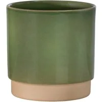 Dehner Übertopf Eno, glasierte Keramik, versch. Farben, runder Indoor Blumentopf in modernem Design