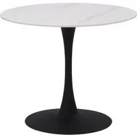 HELA Bistrotisch PAOLA Esstisch rund, 90 cm, robuste Steinplatte, verschiedene Steinfarben, Pflegeleicht
