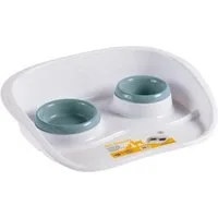 Kerbl Futterstation Futterbar mit 2 Näpfen 46 cm x 35 cm 80514