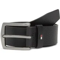 Tommy Hilfiger Ledergürtel DENTON PEBBLE 4.0 cm breit aus Narbenleder