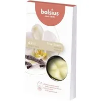 Bolsius Duftkerze Bolsius Aromatic Wax Melts Vanille, 6er Pack