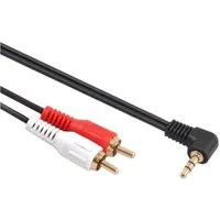 Maclean Audio-Kabel, Cinch, 3,5-mm-Klinke (100 cm), Cinch-Stecker, RCA auf Klinkenstecker, AUX