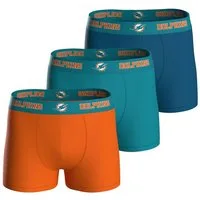 NFL Boxer Miami Dolphins (3-St) Boxershorts, Herren Unterhose