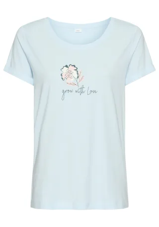 s.Oliver LM s.O t-shirt lt blue - Gr. - 38