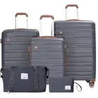 Travelhouse Trolleyset Ascona, 4 Rollen, (Spar-Set, 5 tlg., Hartschalen Trolley-Set 5-teilig)