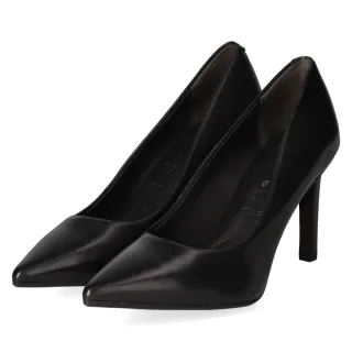Tamaris Pumps - Gr. 36 - Schwarz - Glattleder