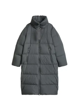 Marc OPolo Casual - Puffer-Daunenmantel regular Light Graphite - Gr. - 34