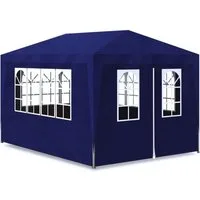 vidaXL Partyzelt, Pavillon 3x4 m Blau