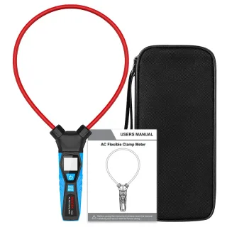 MESTEK FC01 Digital AC Current Flexible Clamp Meter 9999A Auto Range LCD Frequency MAX Value Lock