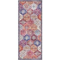 ELLE DECORATION Teppich Kashmir Ghom, rechteckig, Höhe: 5 mm, Orientalisch, Läufer, Kurzflor, Vintage, Wohnzimmer, Schlafzimmer