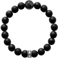 THOMAS SABO Armband Armband Obsidian, mit Obsidian