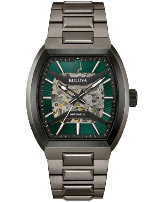 Bulova Maquina Grau Herren Armbanduhr 98A321