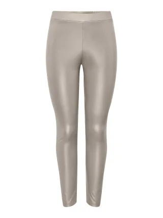 JDY - JDYSTINE PU LEGGINGS JRS NOOS chateau gray - Gr. - L