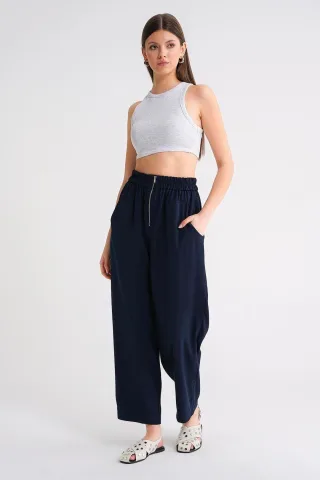 Kordelzug-Waist-Cigarette-Jogger-Hose