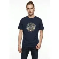 Jack & Jones Rundhalsshirt JJHONOLULU SHAPE TEE SS CREW NECK Baumwolle, regular fit