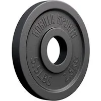 GORILLA SPORTS Hantelscheibe Hantelscheibe Olympia Gusseisen 50/51 mm, 2.5 kg, (1-tlg)