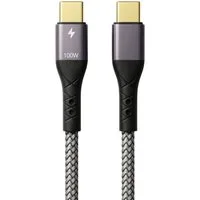 ProfiPatch ProfiPatch USB C Kabel 0,5m - 100W PD 3.0 5A E-Mark Chip grau Textil USB-Kabel