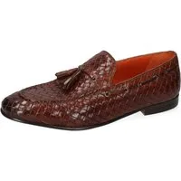 Melvin & Hamilton Thomas 4 Leder-Loafers für Herren Loafer Flache Absätze, Echtes Leder, Von Hand geflochten