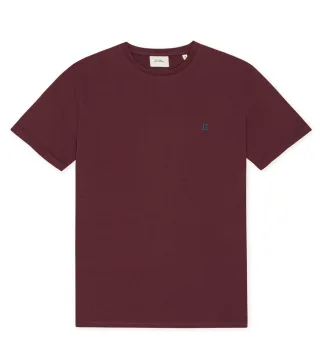 les deux - Basic T-Shirt rot - Gr. - M