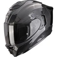 Scorpion Exo Motorradhelm Exo-1500 Carbon Air Helm, antifog beschichtet,Notfallsystem-Polsterung (EQRS),geeignet für