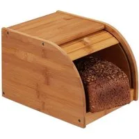 relaxdays Brotkasten Bambus, Bambus