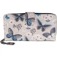 styleBREAKER Geldbörse Geldbörse mit Schmetterling Muster (1-tlg)