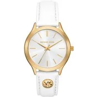 MICHAEL KORS Quarzuhr SLIM RUNWAY MK7544, Armbanduhr, Damenuhr, Lederarmband, analog